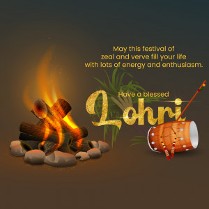 Happy Lohri hd images poster banner status and hd photos